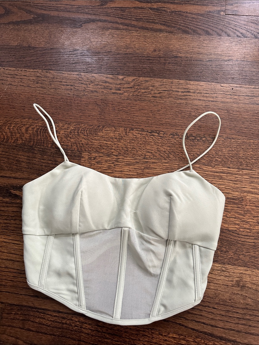 Papermoon Ivory Corset Crop Top